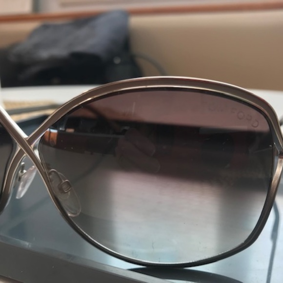 Tom Ford Sunglasses Rickie Silver/Tan/Gradient - Picture 4 of 8